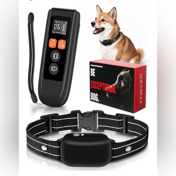 Other - NIB- Rechargeable Dog Training Collar with Remote - Pink Collar